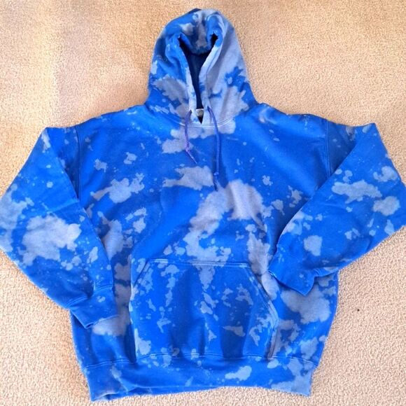 LARGE    GILDAN DRYBLEND HOODIE  SWEATSHIRT - Picture 1 of 7